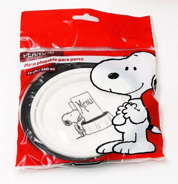 Snoopy Plato Plegable 2 Pack
